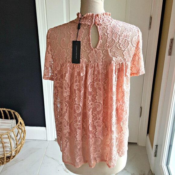 NWT! ROMANTIC Lace BLOUSE So FEM SZ XL - Picture 3 of 4